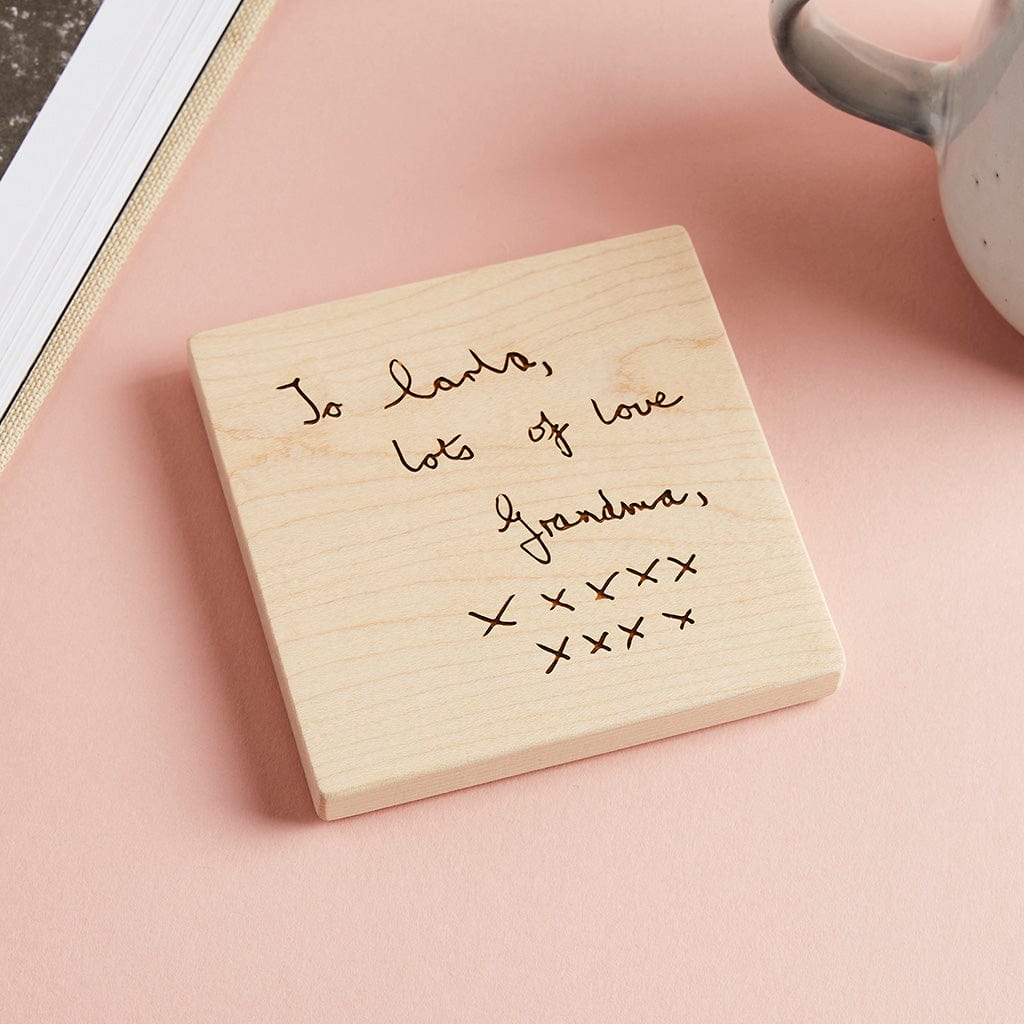 Personalised Handwriting Memorial Coaster CGL