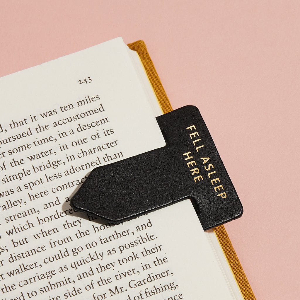Personalised Leather Point Bookmark SBRI