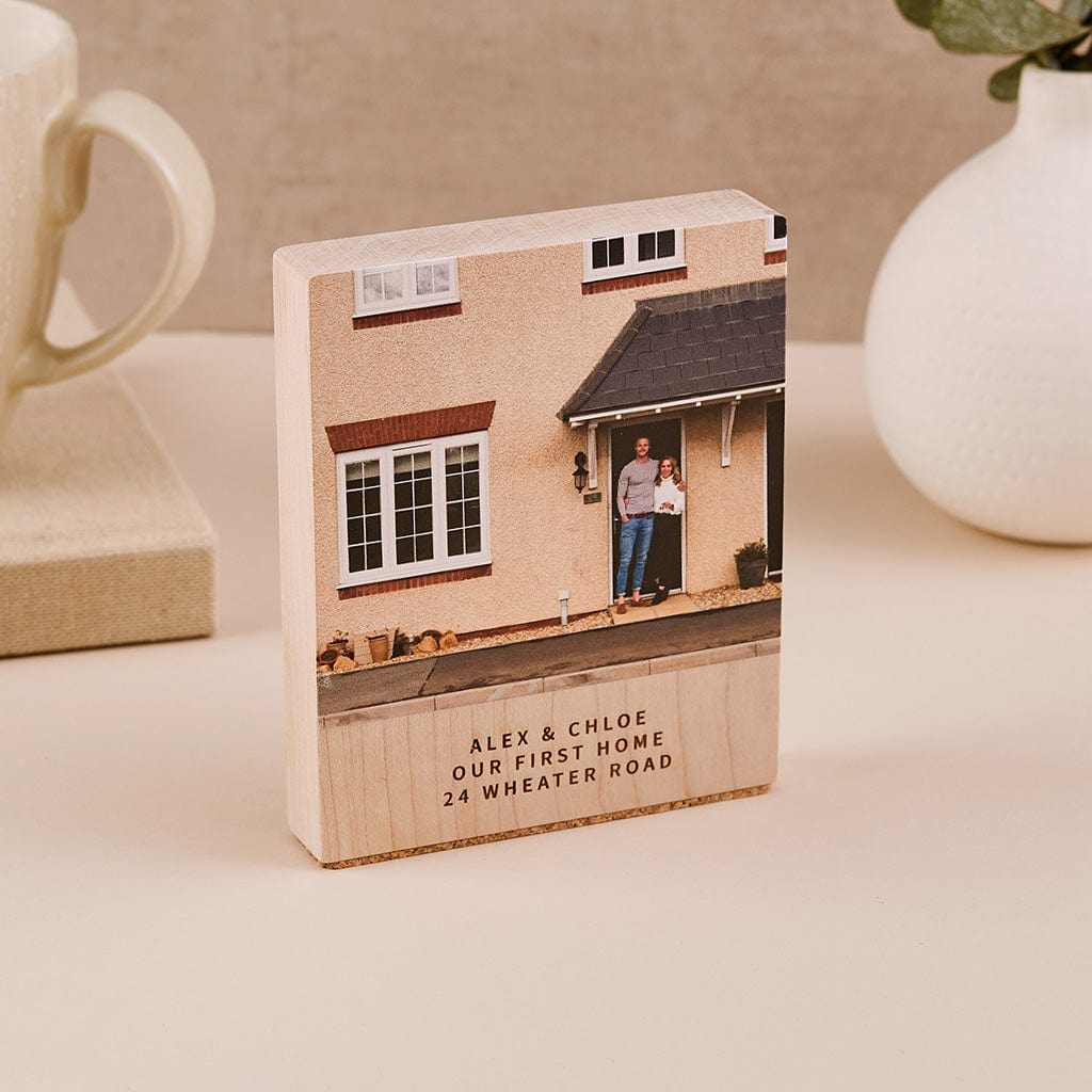 Personalised New Home Photo Block Gift CGL