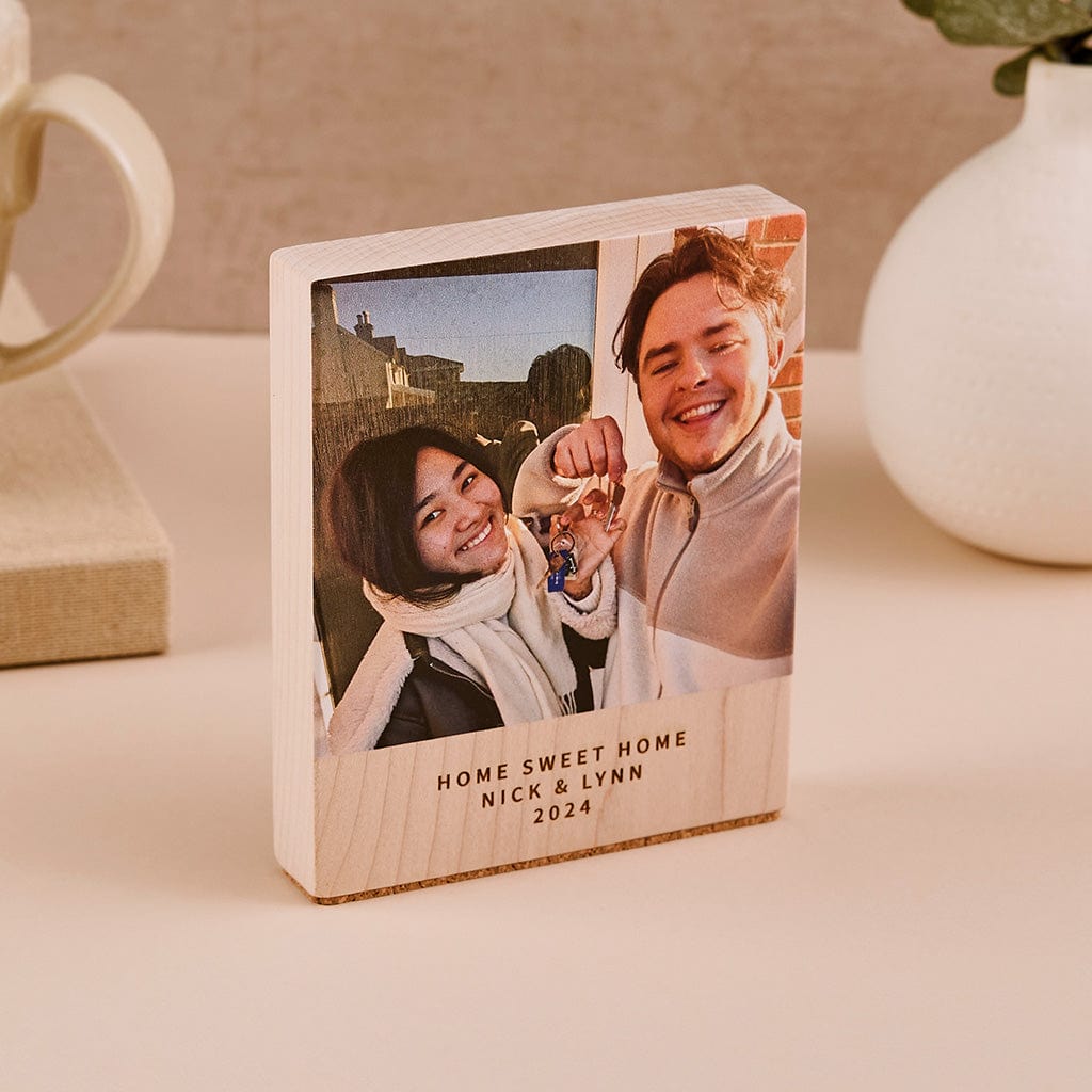 Personalised New Home Photo Block Gift CGL