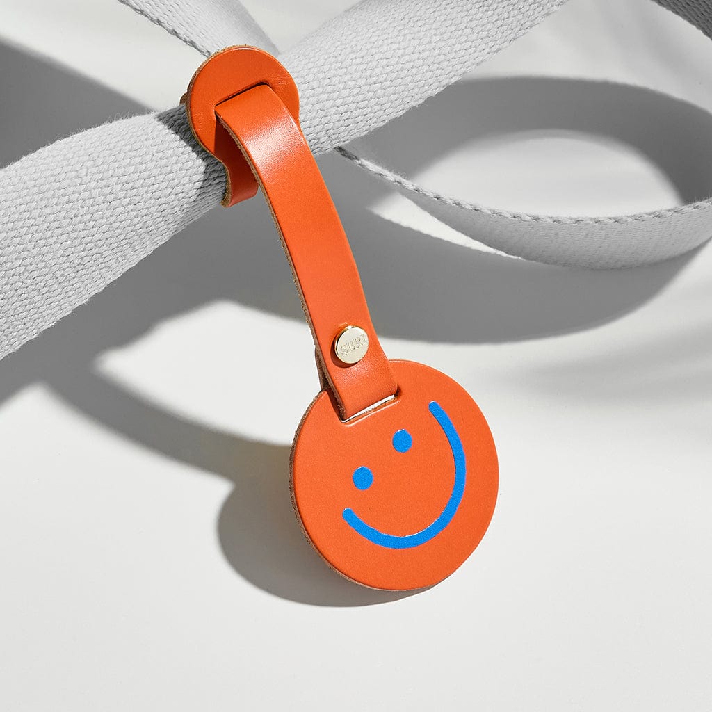 Personalised Smiley Face Bag Tag SBRI