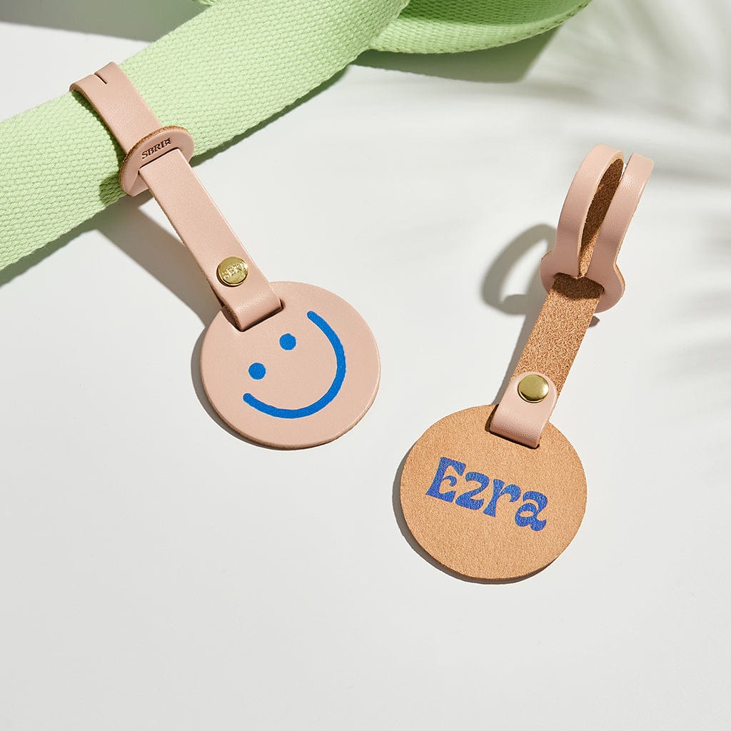 Personalised Smiley Face Bag Tag SBRI