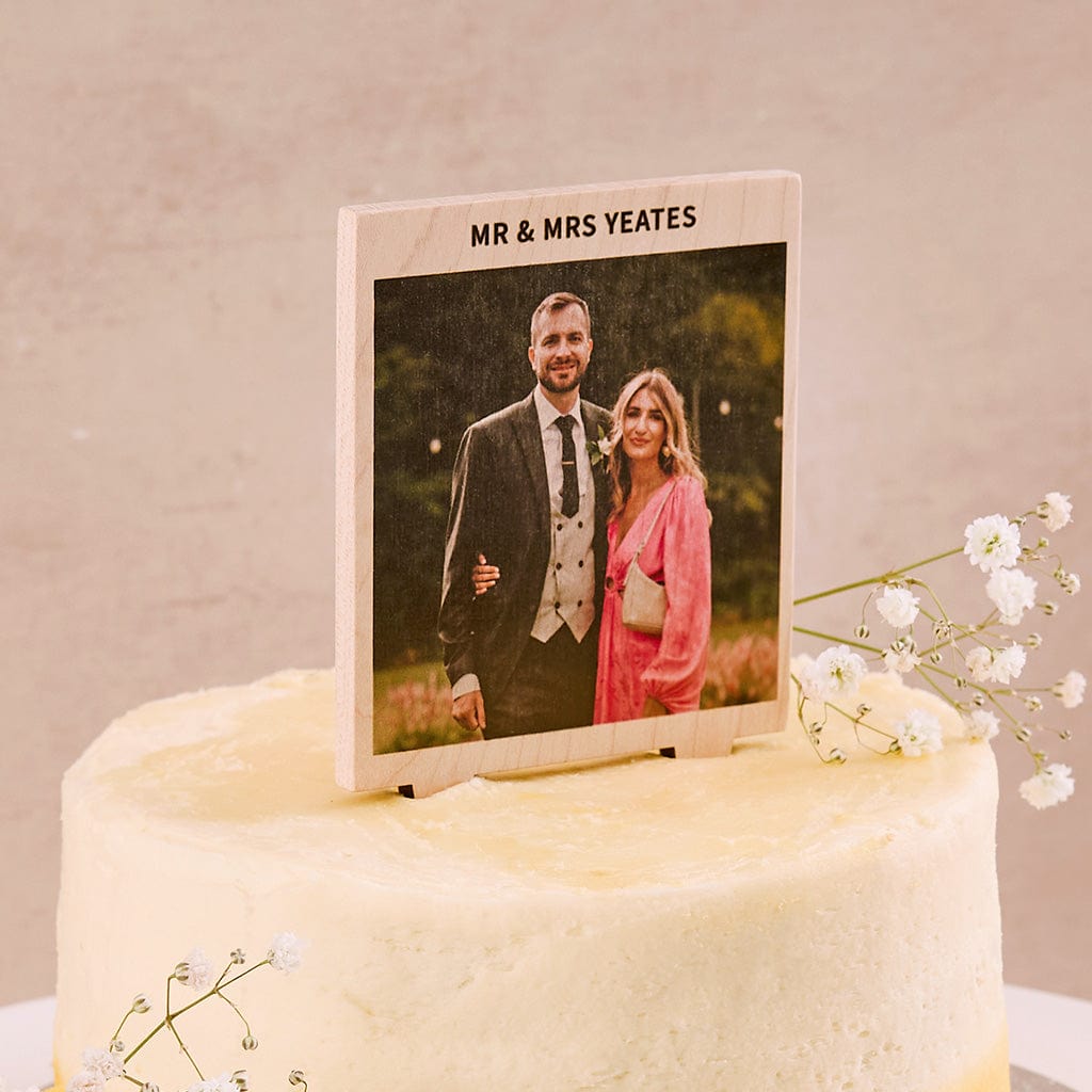 Personalised Wedding Cake Topper With Photo CGL