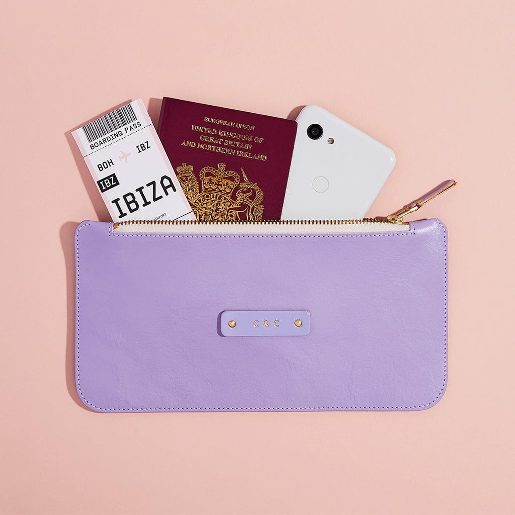 Personalised Zipped Passport Pouch SBRI