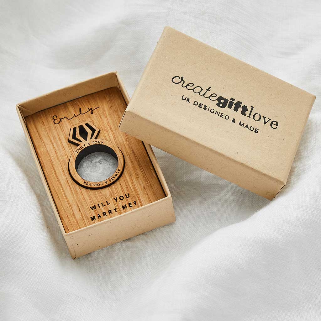 2024 Wedding Ring Box with Magnetic Retro Wood Ring Bearer Rustic Wooden  Vintage Ring Holder Walnut Jewelry Storage Box Gift Holder | Fruugo UK